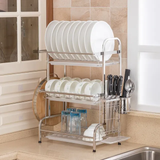 Dish Rack 3 Tiers - Stainless Steel